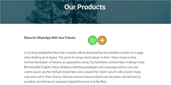 Come integrare i pulsanti di condivisione e la chat di WhatsApp in WordPress 8 Publish and update