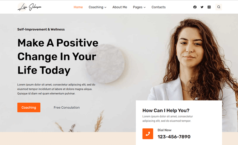 Tema Kadence WordPress per terapisti