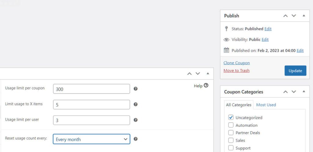 วิธีจำกัดการใช้คูปองใน WooCommerce-screencap3 - คูปองขั้นสูง How To Limit Coupon Usage In WooCommerce