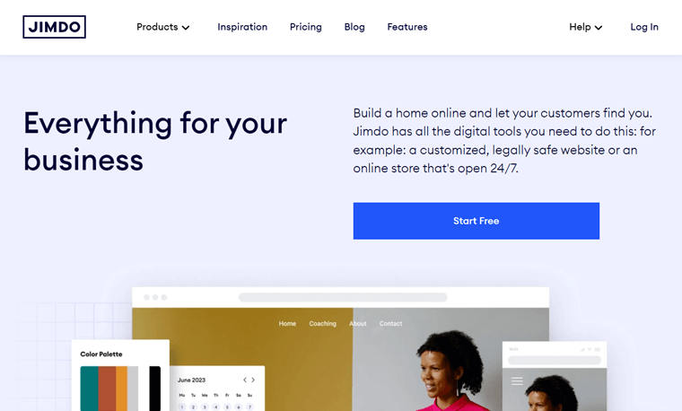 用于联盟营销的 Jimdo 网站建设者