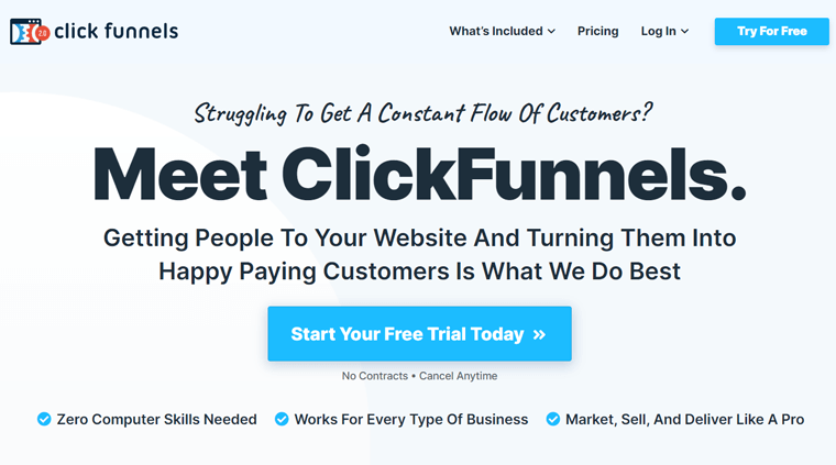 ClickFunnels vs WordPress - Platform Pembuat Corong