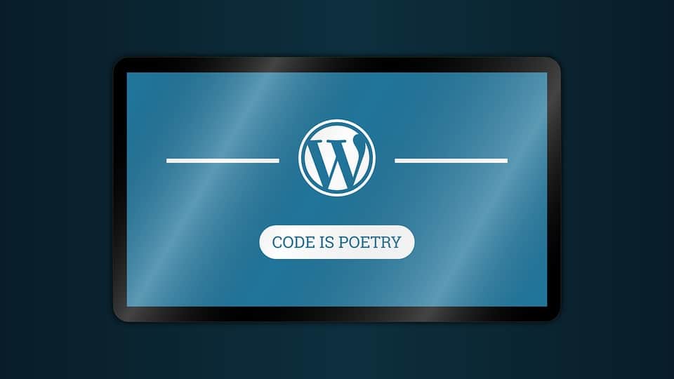 WordPress 代碼是一首詩