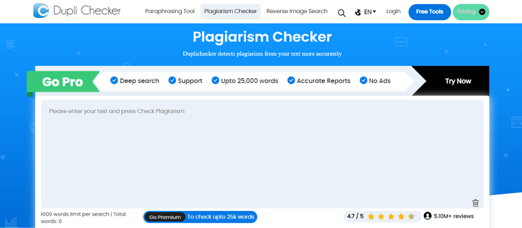 Contoh Platform Pendeteksi Plagiarisme Dupli Checker
