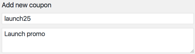 การเพิ่มรหัสคูปอง WooCommerce และคำอธิบาย
