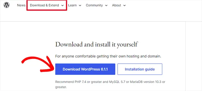 descargar-wordpress How to download WordPress