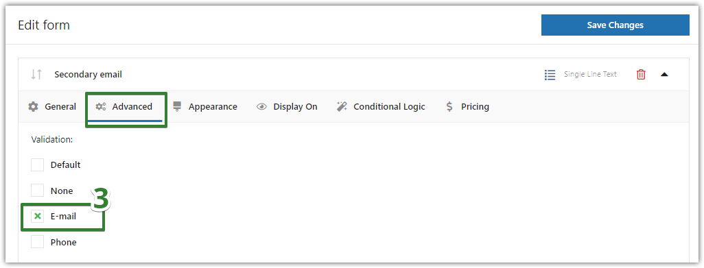 WooCommerce 체크아웃 유효성 검사 - 필드 설정