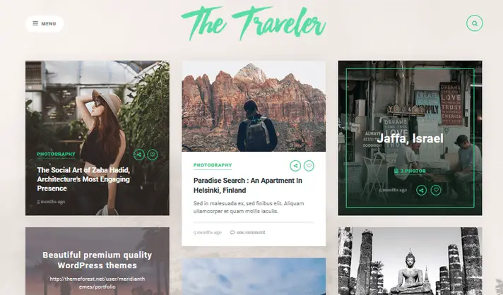 il tema del blog-viaggiatore