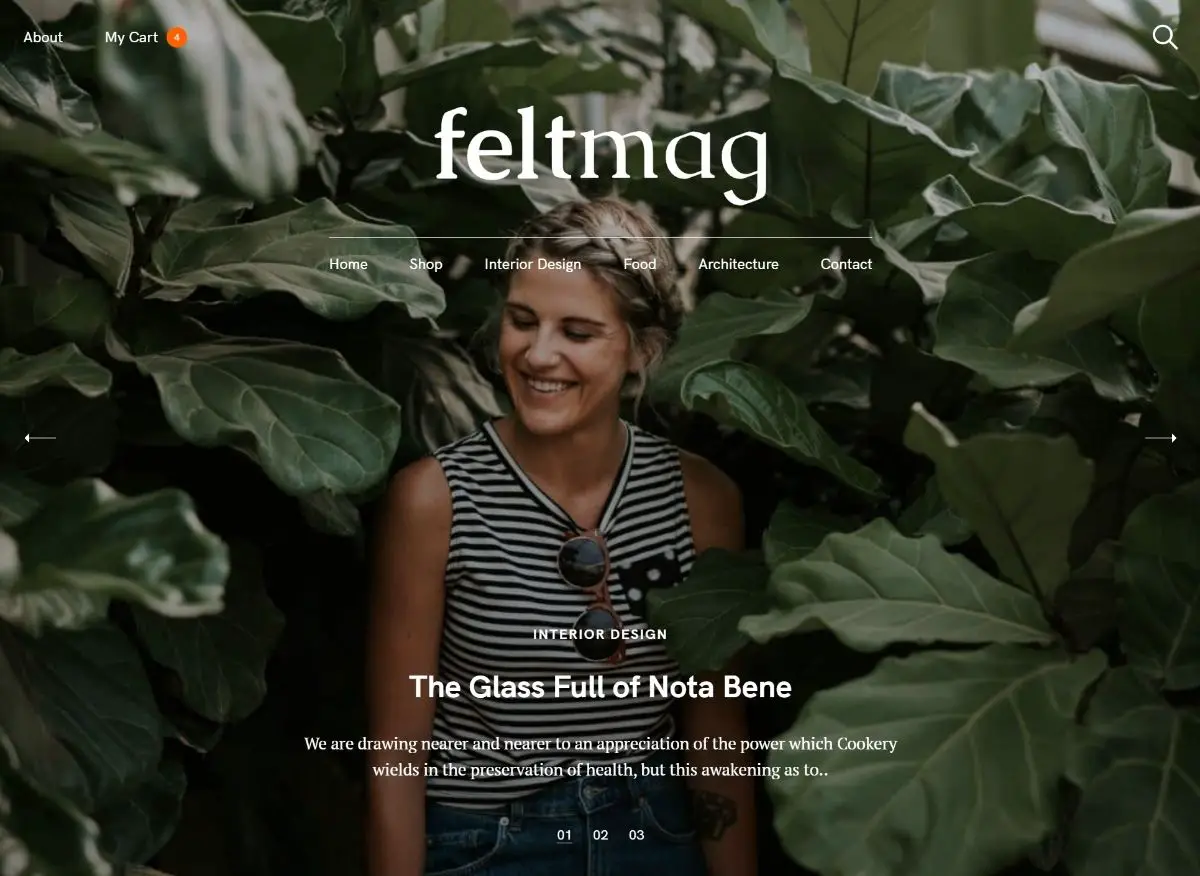 Tema Felt Mag di Pixelgrade