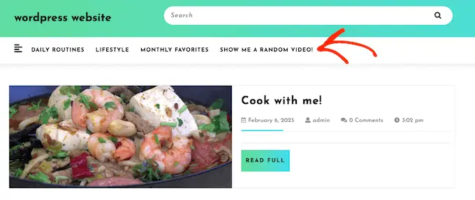 Menambahkan menu navigasi ke blog video (vlog) Adding a navigation menu to a video blog (vlog)