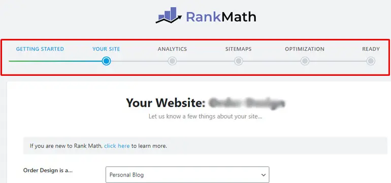 Rang Math Setup Wizard
