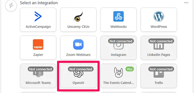 Uncanny Automator OpenAI 統合 Uncanny Automator OpenAI integration