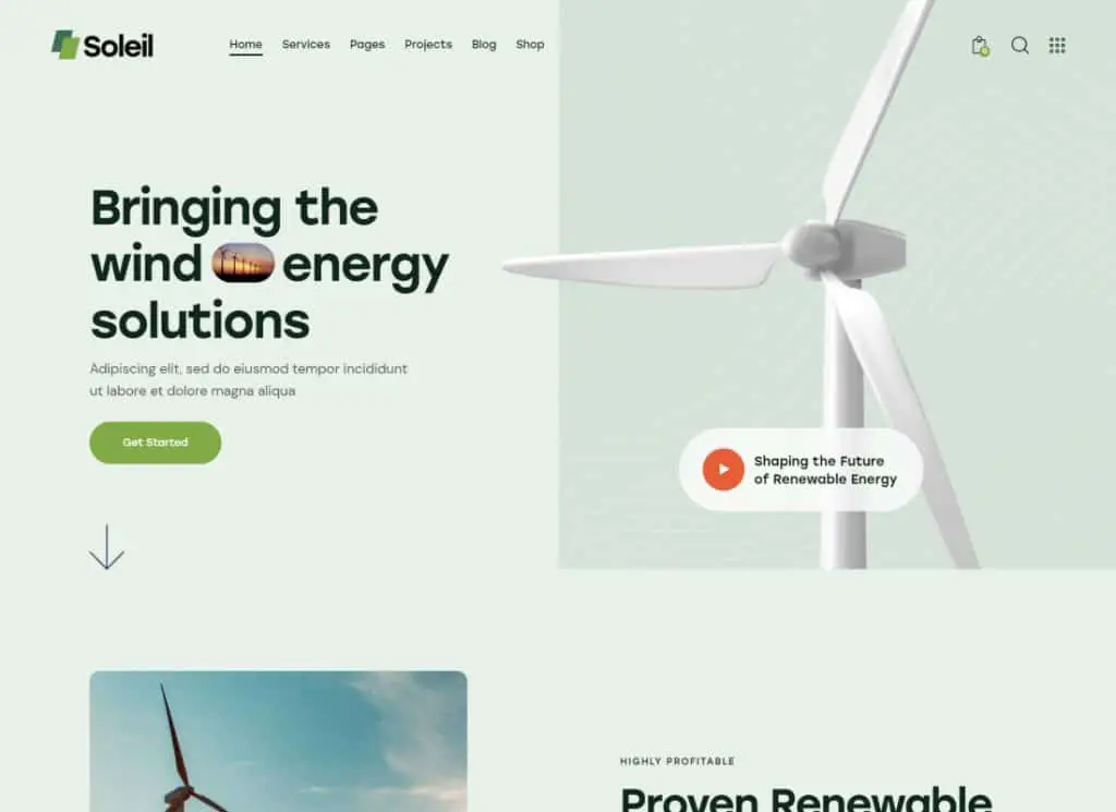 太陽 |太陽能電池板和可再生能源 WordPress 主題