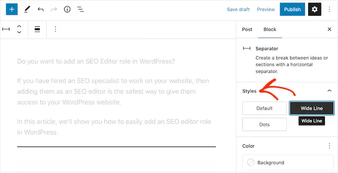 WordPress에 다양한 선 스타일 추가하기 Adding different line styles in WordPress