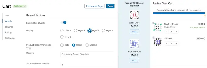 Personalización de las promociones de venta adicional y venta cruzada en WooCommerce Customizing the upsell and cross-sell promotions in WooCommerce