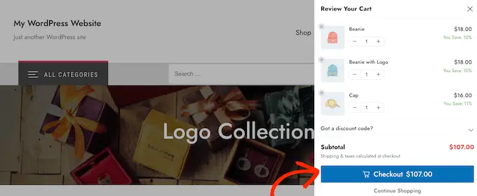 Personalización del botón de pago de WooCommerce Customizing the WooCommerce checkout button
