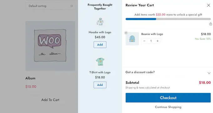 Adición de promociones de venta adicional y venta cruzada a WooCommerce Adding upsell and cross-sell promotions to WooCommerce