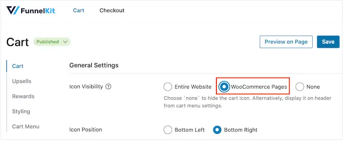 Agregar un ícono de carrito a sus páginas de WooCommerce Adding a cart icon to your WooCommerce pages