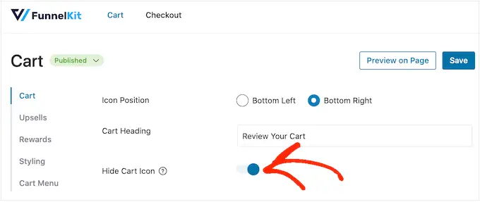Ocultar el carrito de WooCommerce Hiding the WooCommerce cart