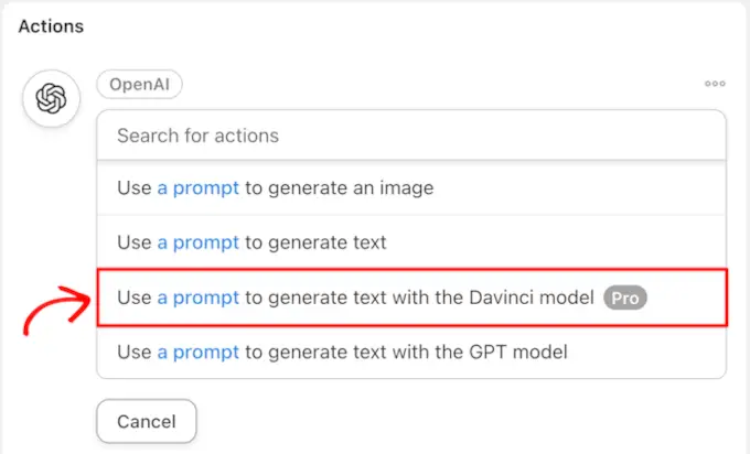 프롬프트를 사용하여 Davinci 모델로 텍스트 생성 Use a prompt to generate text with the Davinci model