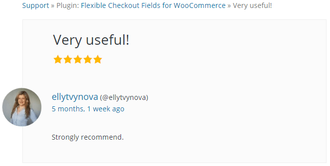 审查 WooCommerce 结帐自定义插件