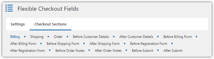 结帐部分添加自定义字段 woocommerce