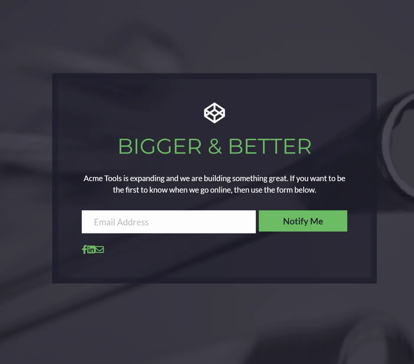 หนึ่งในเทมเพลตเร็วๆ นี้ของ Beaver Builder