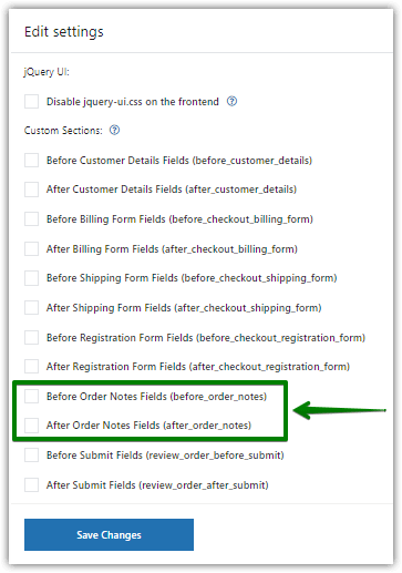 notas de pedido woocommerce antes ou depois do pedido