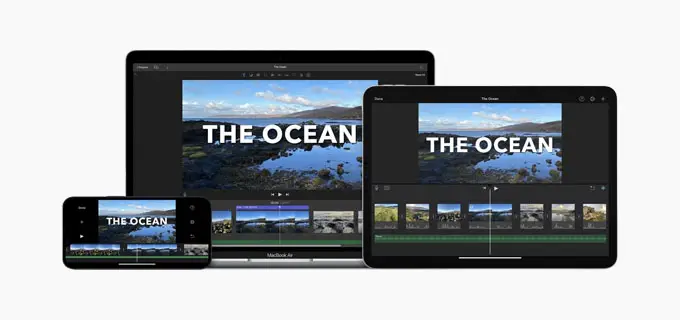 iMovie สำหรับอุปกรณ์ Mac และ iOS