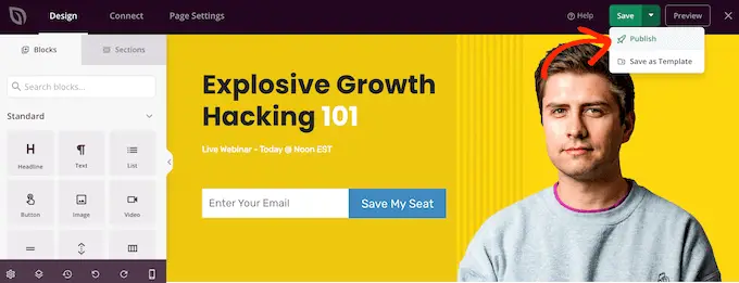 Publier une landing page personnalisée avec SeedProd Publishing a custom landing page using SeedProd