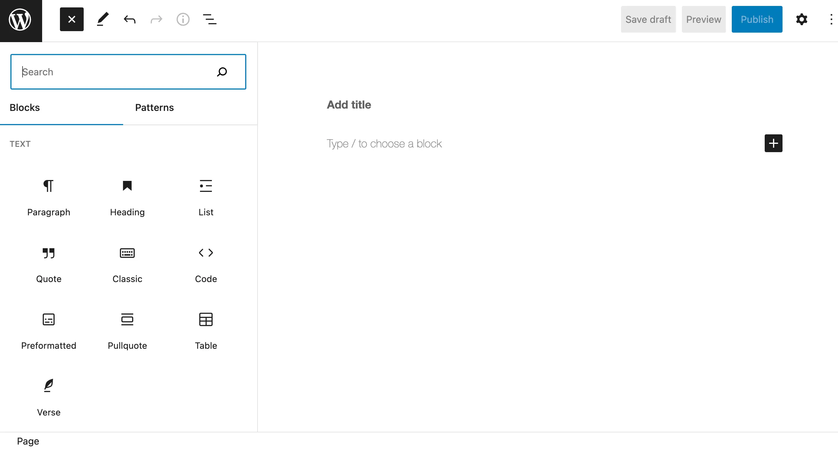 Blok WordPress