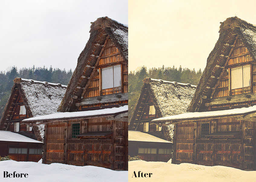 Fotografie, Lightroom-Voreinstellung