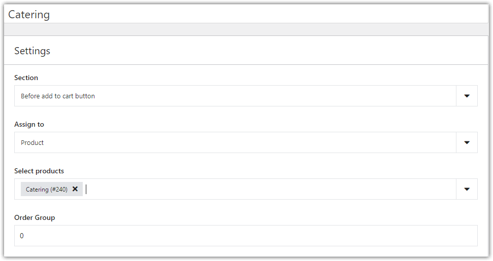 在 WooCommerce 的靈活產品字段中添加新字段組