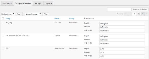 Polylang WordPress Eklentisi