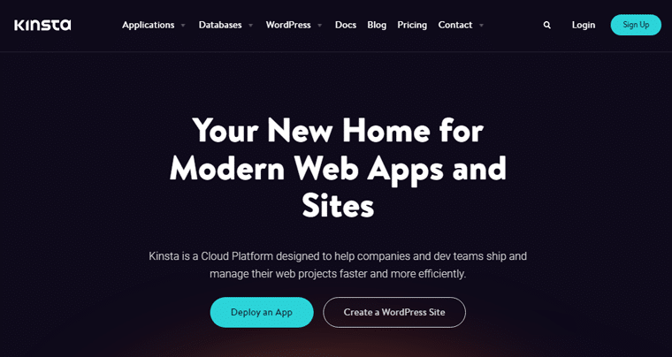 Kinsta WordPress Hosting - Crear un sitio web de reservas