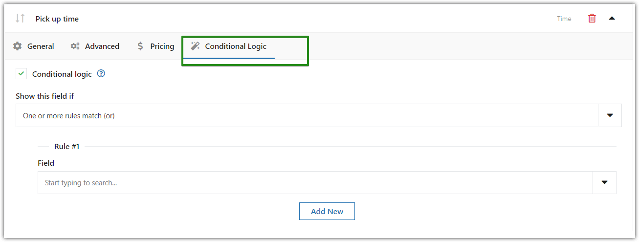 使用靈活的產品字段 PRO 的每個產品的 WooCommerce 交付時間