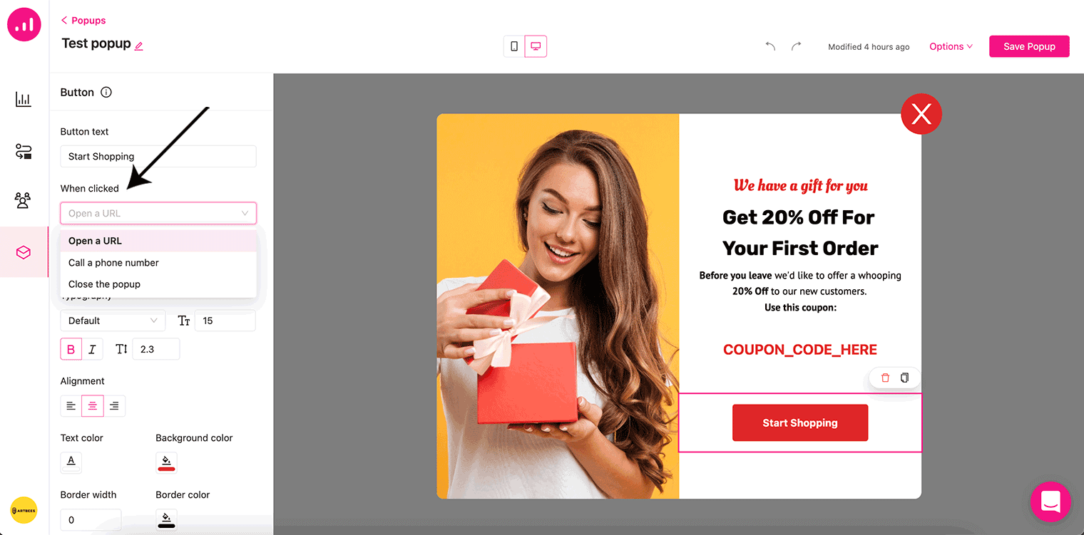 growmatik-popup-button-acțiuni