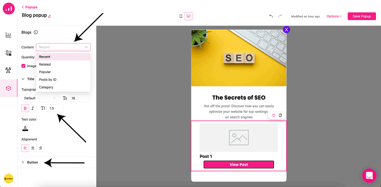 growmatik-popup-blog-personalizare