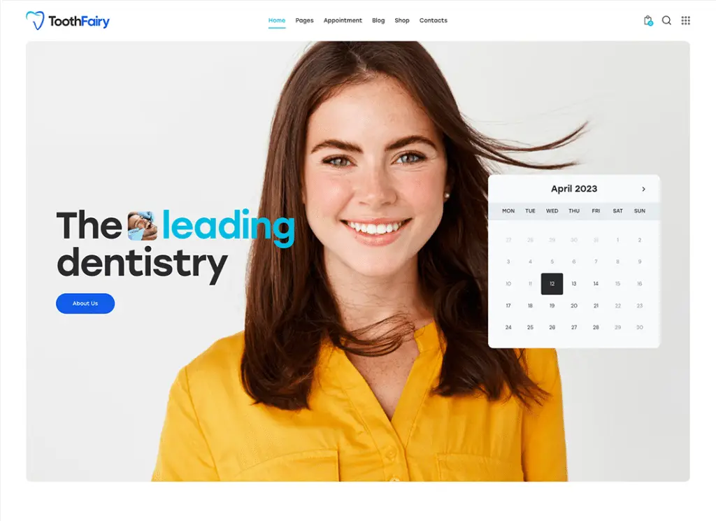 Tooth Fairy - Thème WordPress pour dentiste et odontologue médical