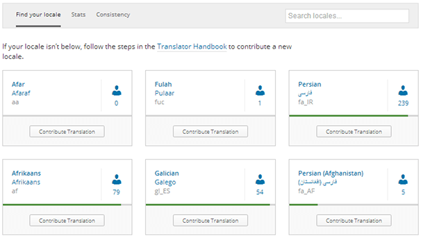 Proiecte de traducere WordPress