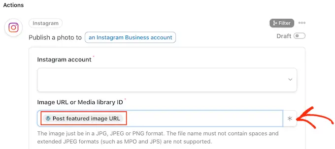 WordPress から注目の画像を Instagram に投稿する Post a featured image to Instagram from WordPress