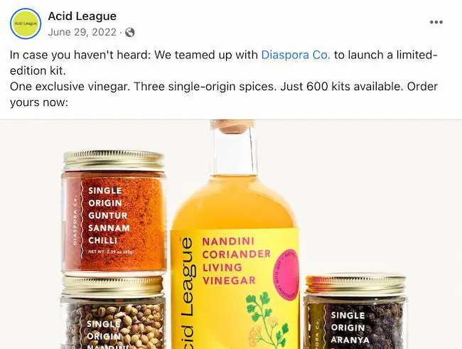 Idei de postări pe Facebook: Acid League