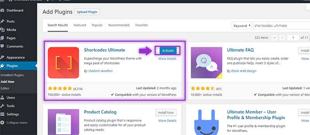 Plugin de code court, plugin ultime