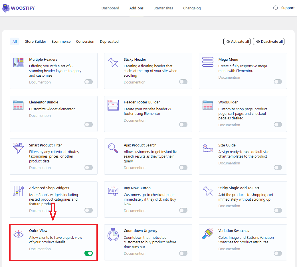 عرض سريع لمنتج WooCommerce