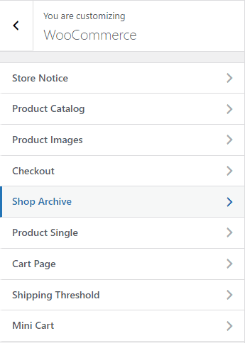 عرض صفحة قائمة WooCommerce سريعًا