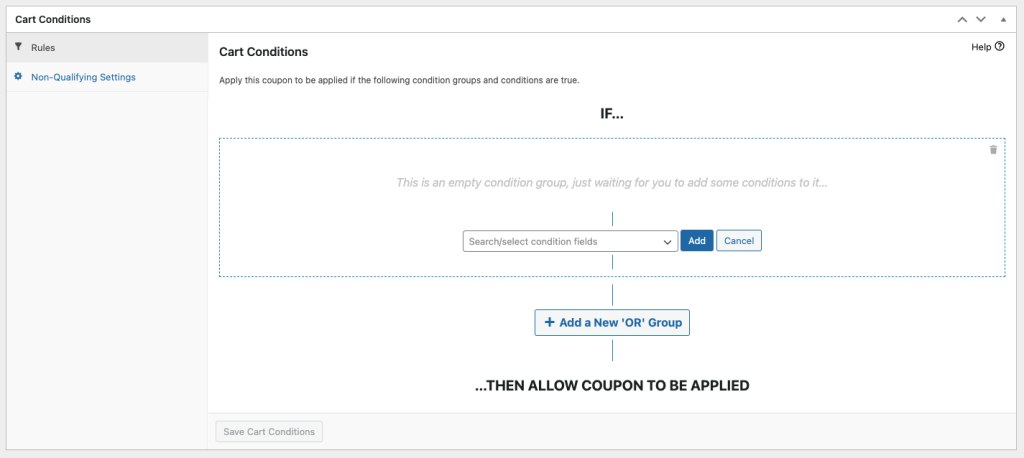 Advanced Coupons Cart Conditions Feature 