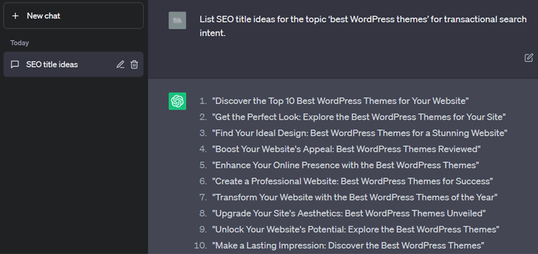 SEO タイトルのアイデア
