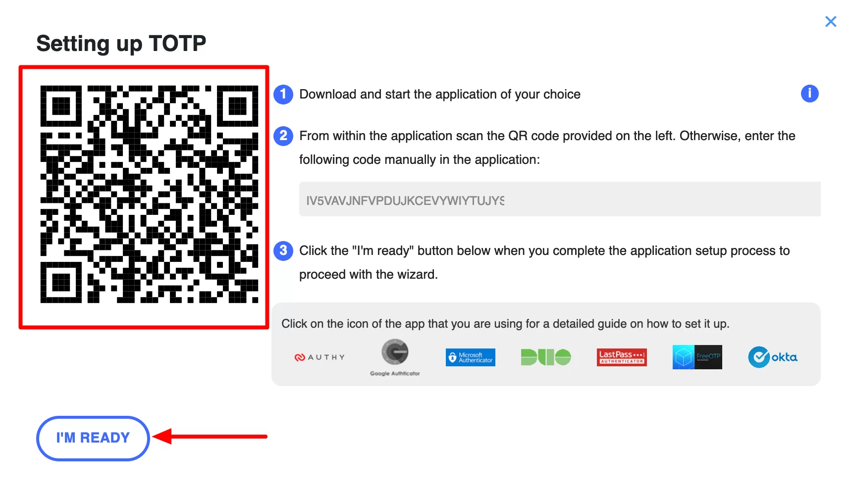 WP 2FA 包含用于设置身份验证应用程序的智能代码。