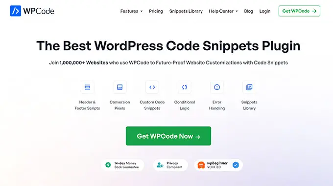 WPCode - 最高の WordPress コード スニペット プラグイン WPCode - Best WordPress Code Snippets Plugin