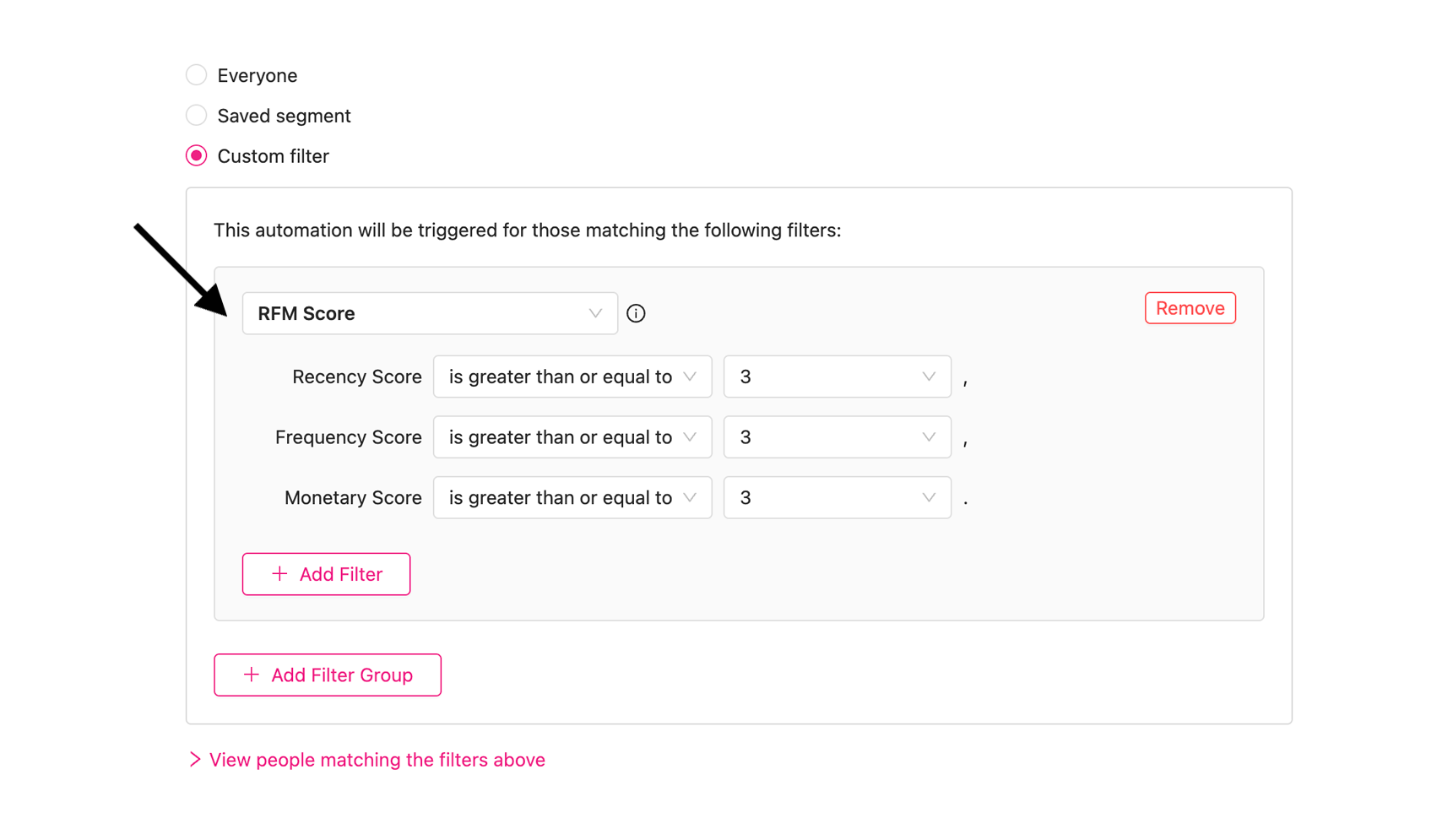 Set-lifecycle-stage-based-on-RFM-values--growmatik-hubspot-integration