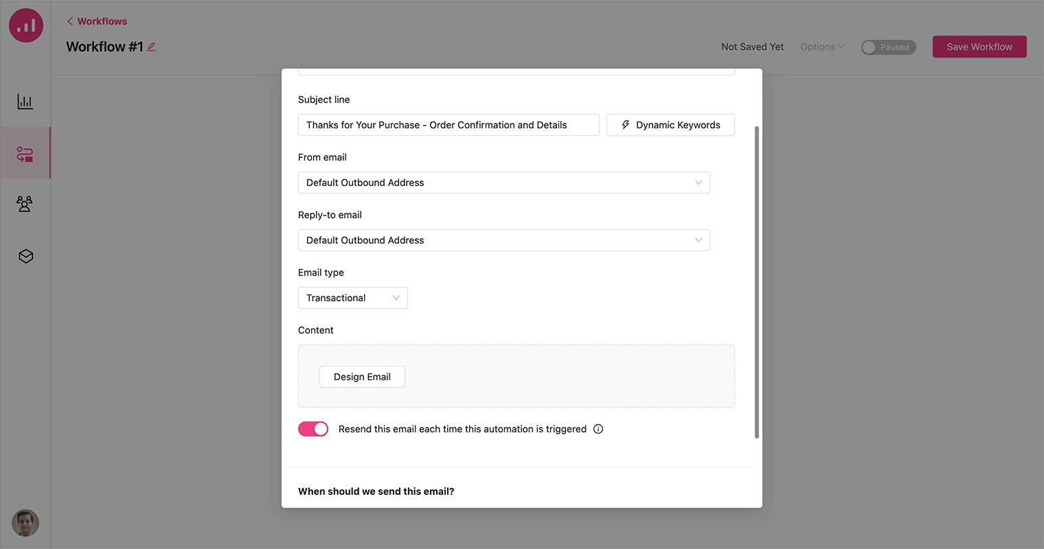 การออกแบบอีเมล Shopify การผสานรวม